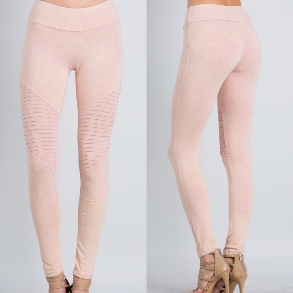 Blush moto leggings - Picture 4 of 5